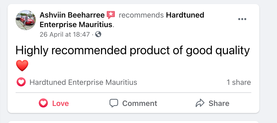 hardtuned mauritius reviews 