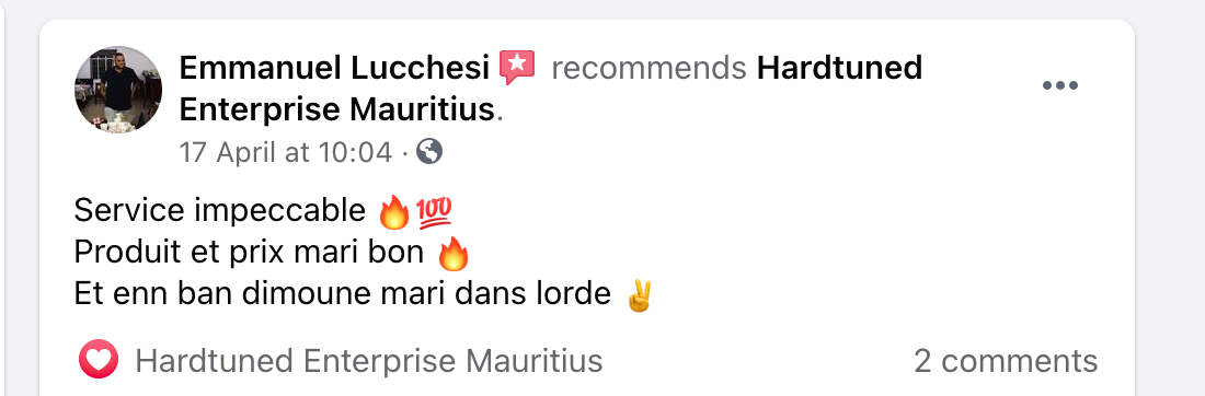 hardtuned mauritius reviews 