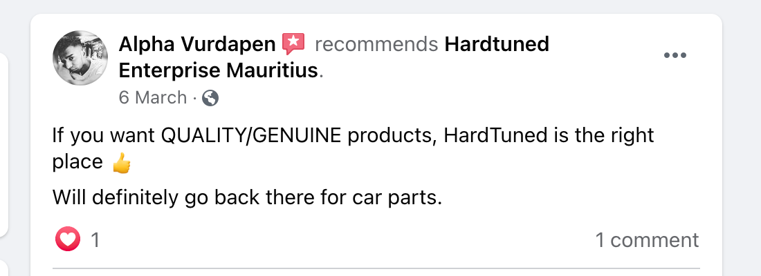 hardtuned mauritius reviews 