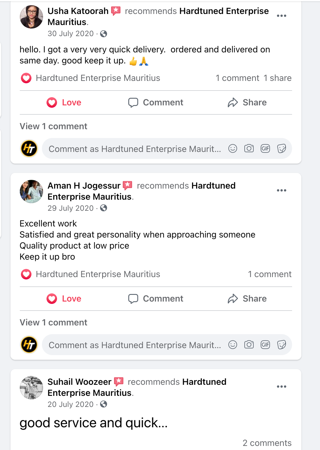 Hardtuned Mauritius Reviews 