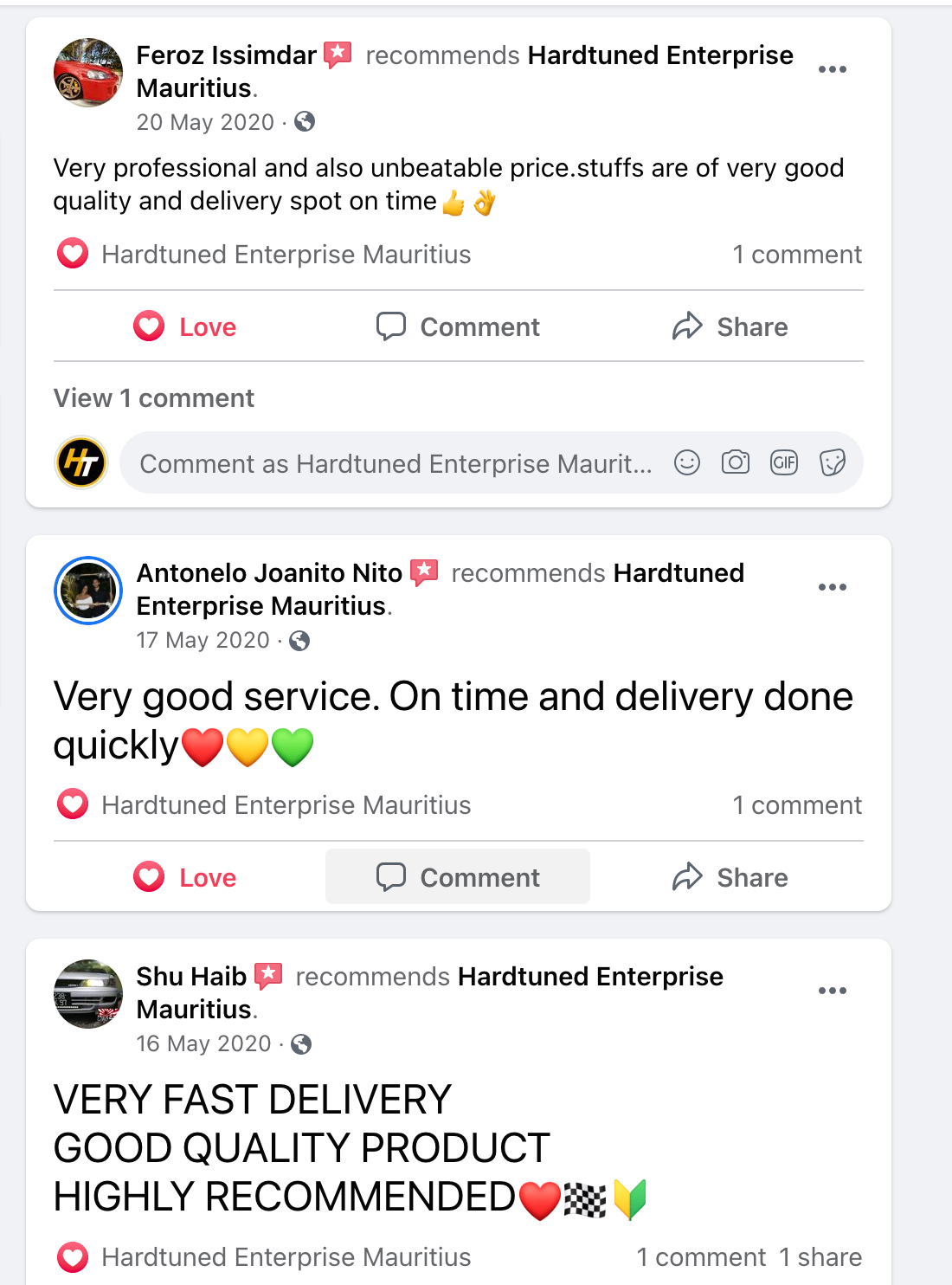 Hardtuned Mauritius Reviews 