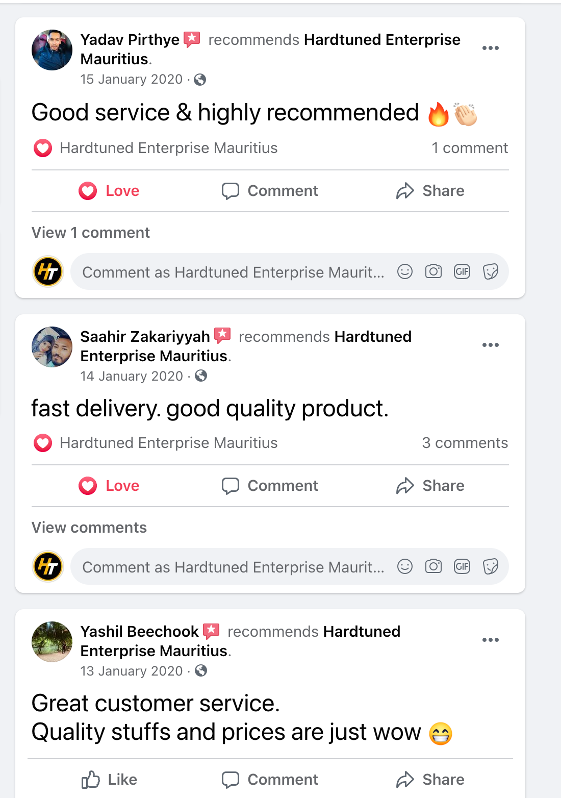 Hardtuned Mauritius Reviews 