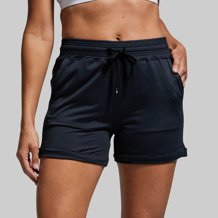 BORN PRIMITIVE - Women's Shorts DOUBLE TAKE Blue Terrazzo