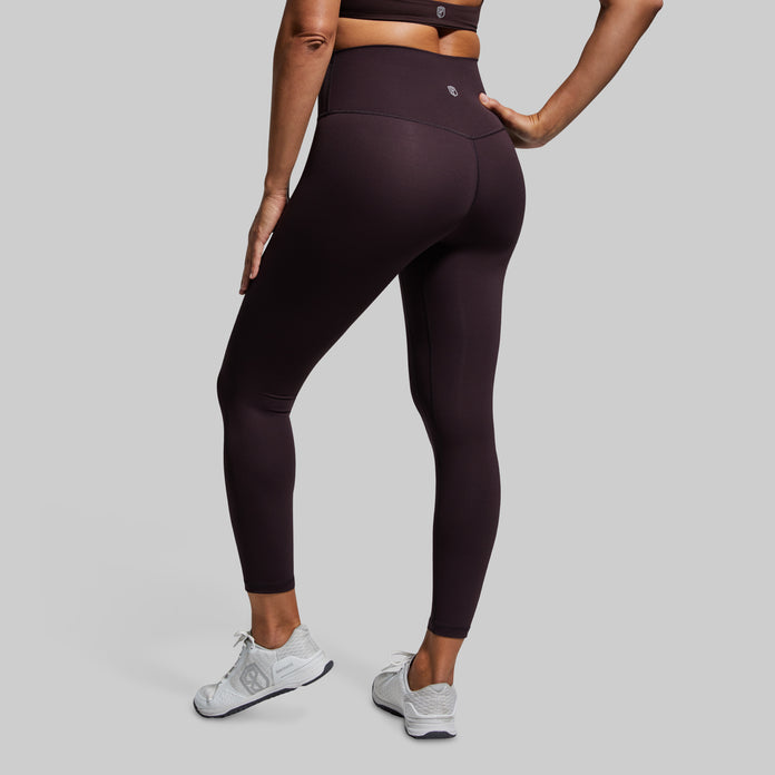 High Waist Smooth Black Spandex Leggings With Prism Holographic