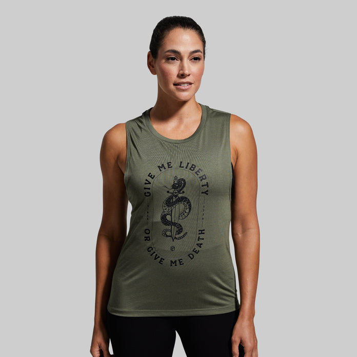 Ladies Muscle Tee Tank, Low Cut Sides