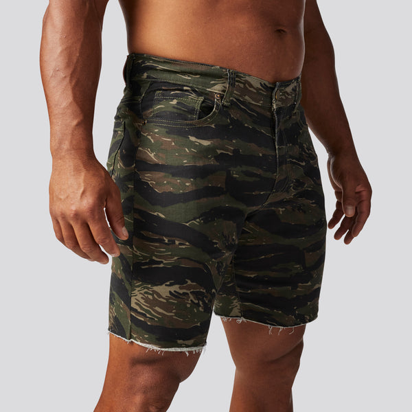 Men's Camo Jorts | Jorts for Guys | Men's Workout Jeans Shorts ...