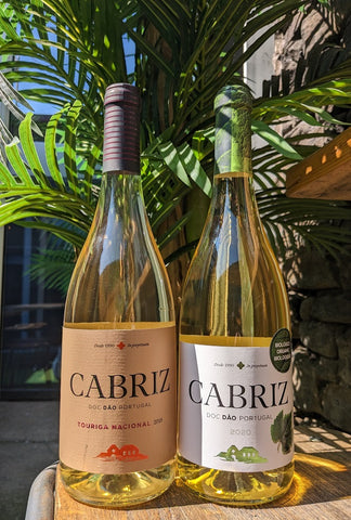 Bottles of Quinta da Cabriz white wines