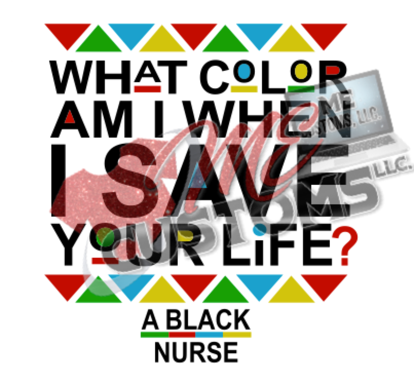 Download A Black Nurse..... (SVG) | ME Customs, LLC