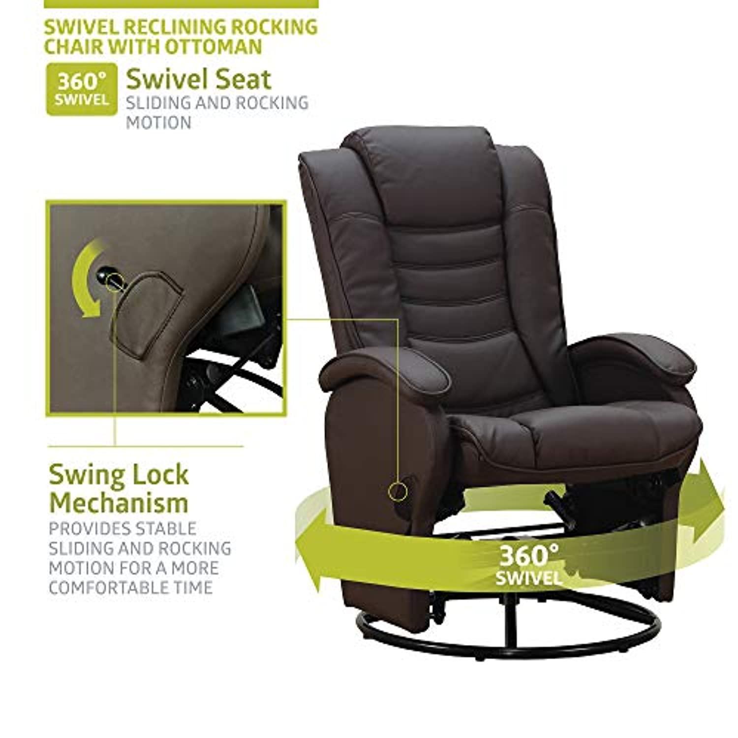 Pearington Recliner Chair with Ottoman – The Baby's Room