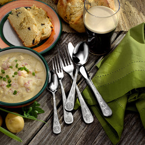 Celtic Flatware 40pc Place Setting - NY Gift Boutique