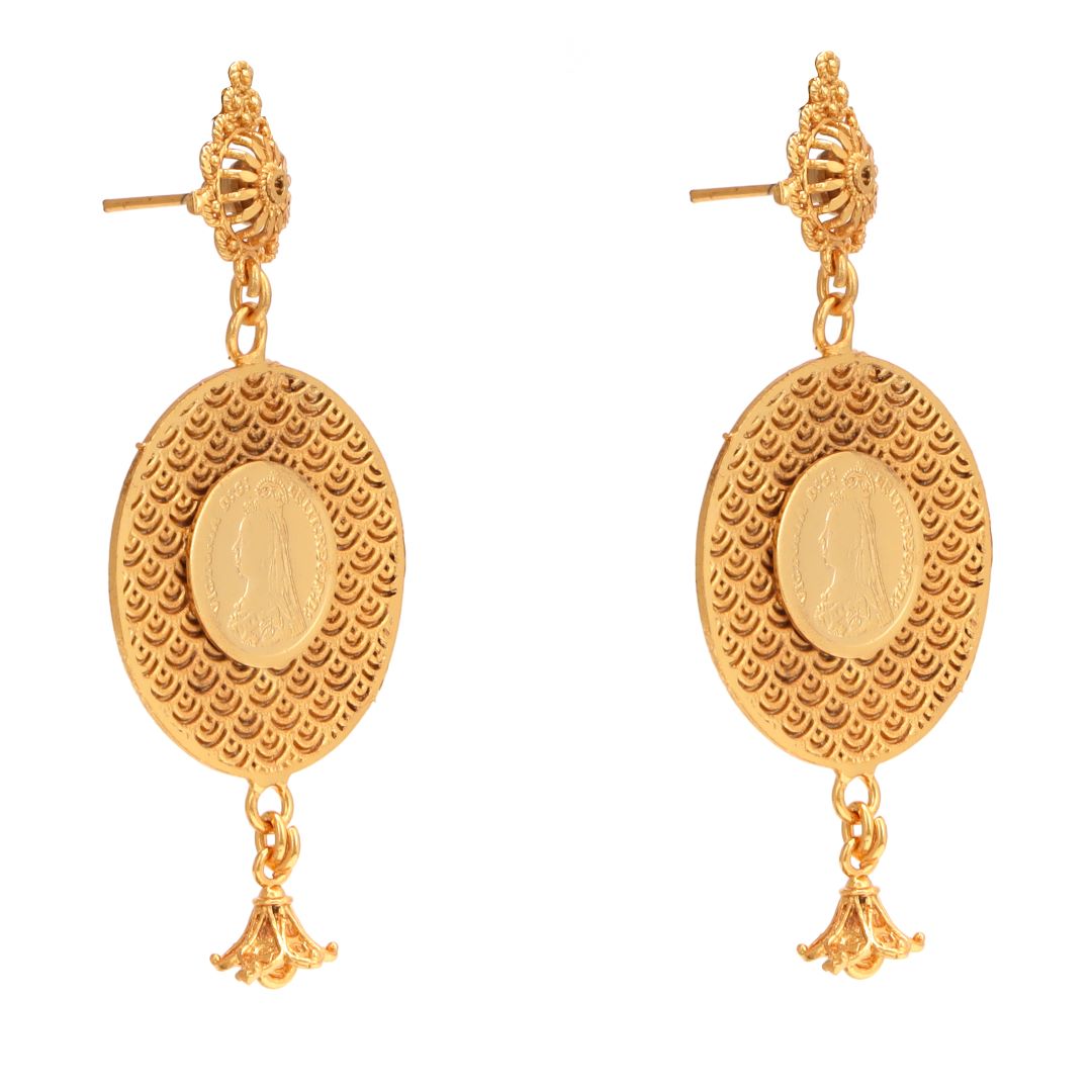 Gold Earrings GER-FI130 - Best Jewellers in Chandigarh