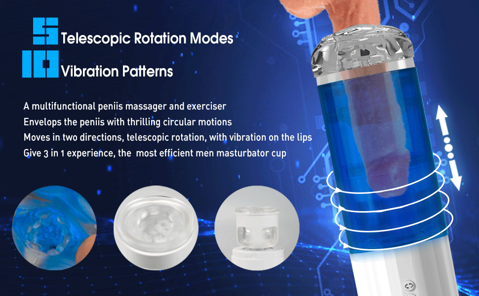 5 telescopic rotation modes