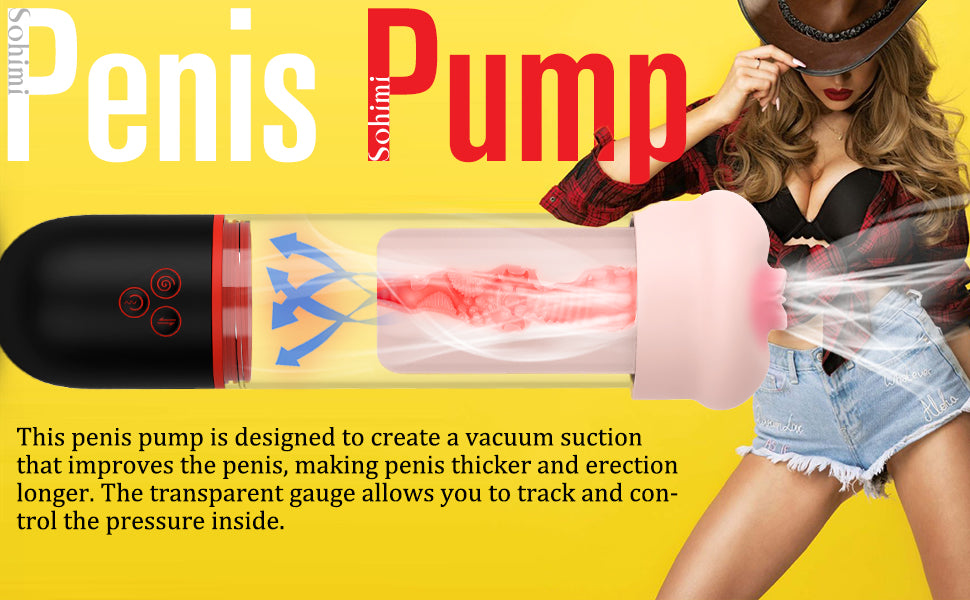 Penis head pump has a strong suction, making the penis thicker and longer.