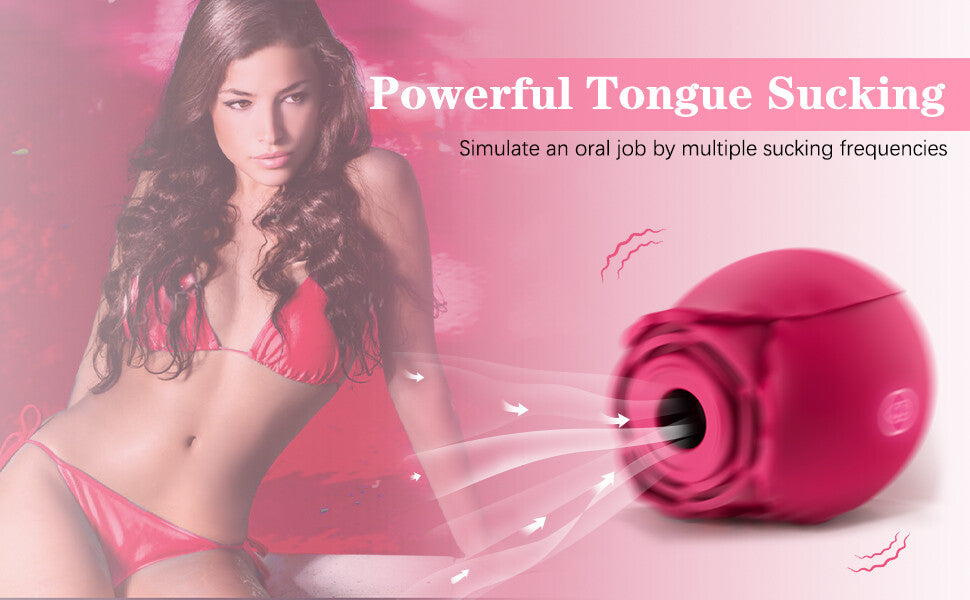 Sohimi ROSE Vibrator Rose Toy Clit Sucker