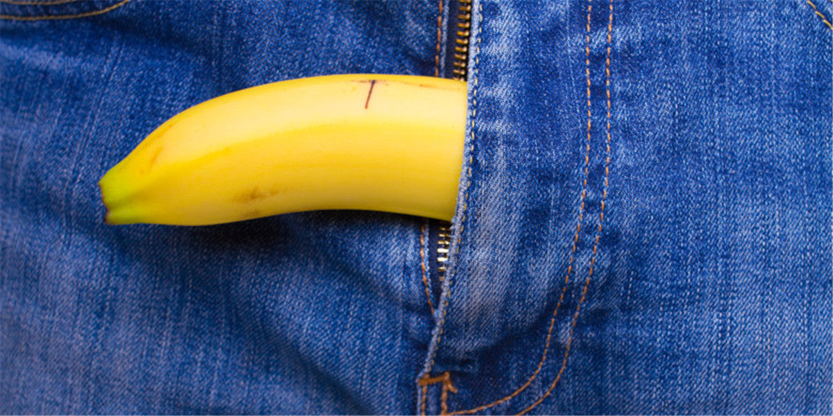 man penis goes out like a banana