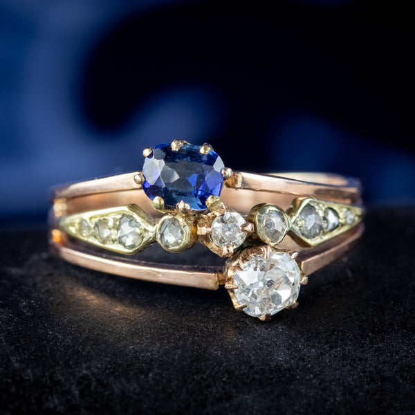 Sapphire-Diamond-Ring