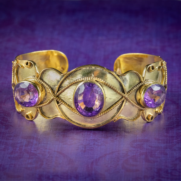 Etruscan-Amethyst-Bangle