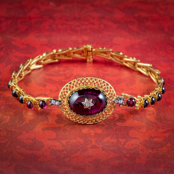 Etruscan-Garnet-Bracelet