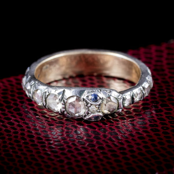 Diamond Snake Eternity Ring