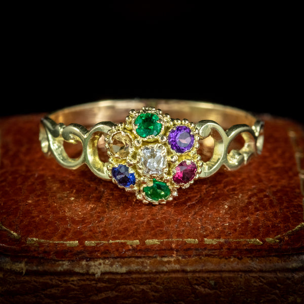 Regard, Adore and Dearest Rings – Secret Messages Written in Gemstones –  Laurelle Antique Jewellery