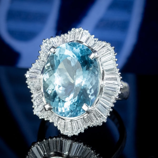 Aquamarine-Ring