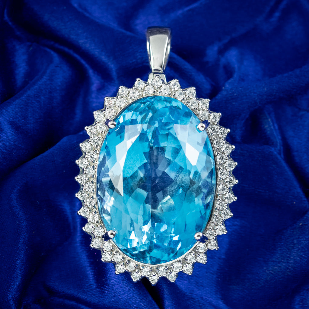 Blue-Topaz-Pendant