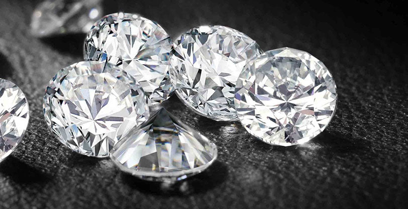 Examples of Diamonds Showing the 4 Cs