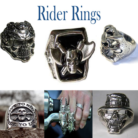 Biker-Themed Rings