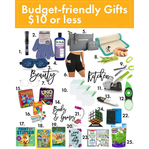 Budget-friendly items