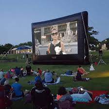 Inflatable movie screens