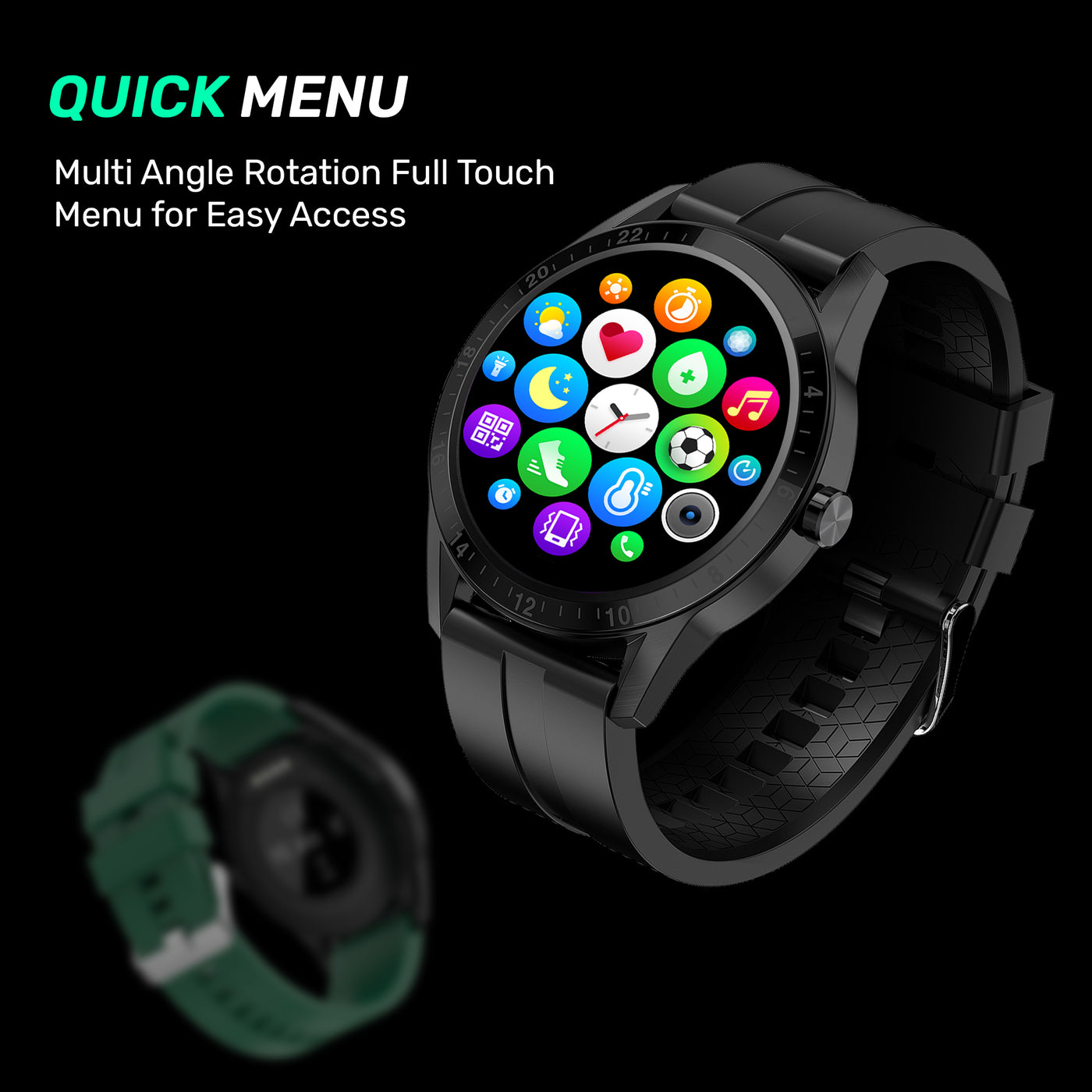 Fire-Boltt Talk Bluetooth Calling Smart Watch (Black)