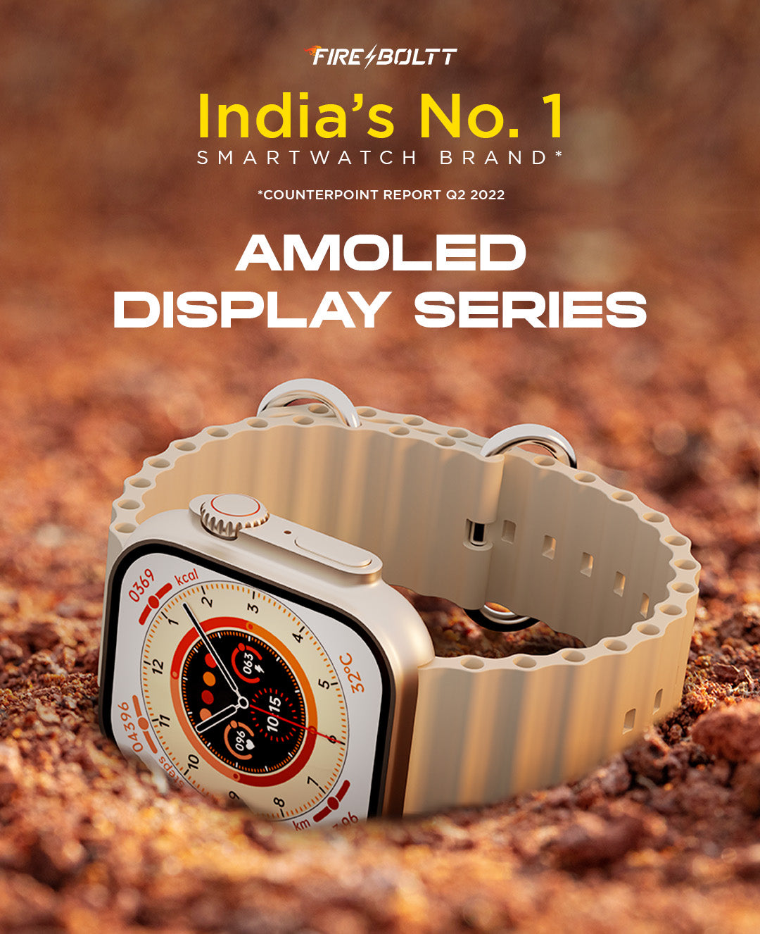 AMOLED Display Smartwatch  AMOLED Smart Watches – Page 2 – Fire-Boltt