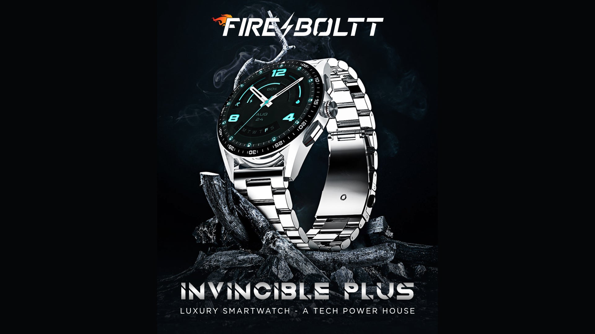 Fire-Boltt Invincible Plus Smartwatch with Bluetooth Calling
