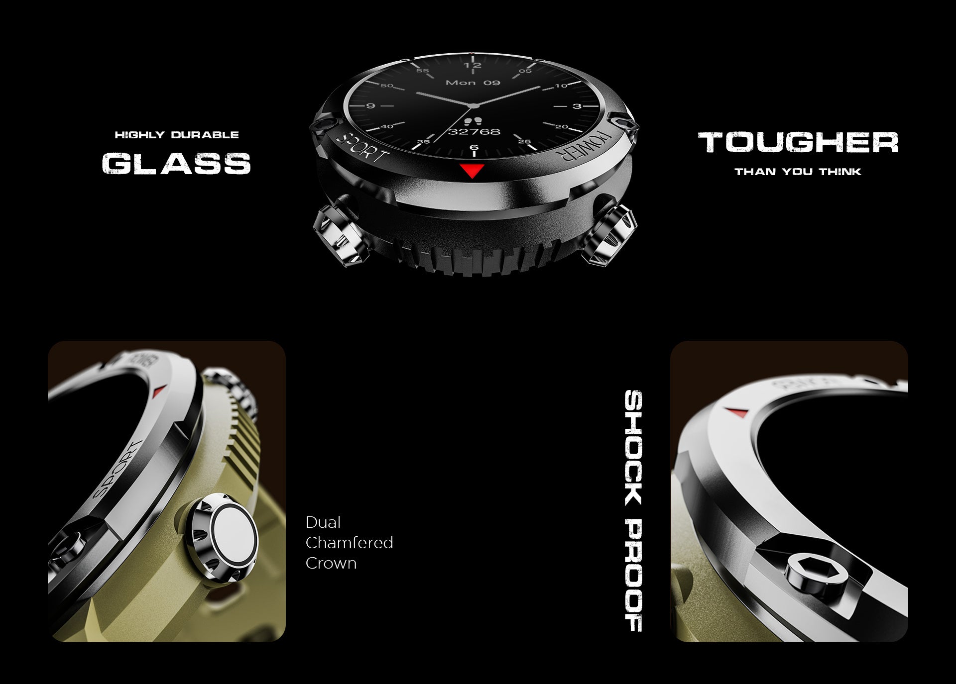 Fire-Boltt Sphere 1.6" Sporty Rugged Smartwatch 