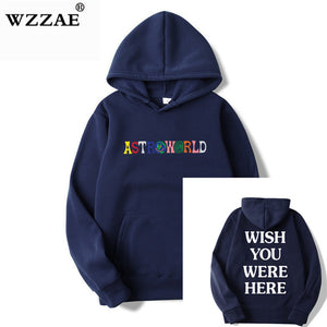 blue astroworld hoodie