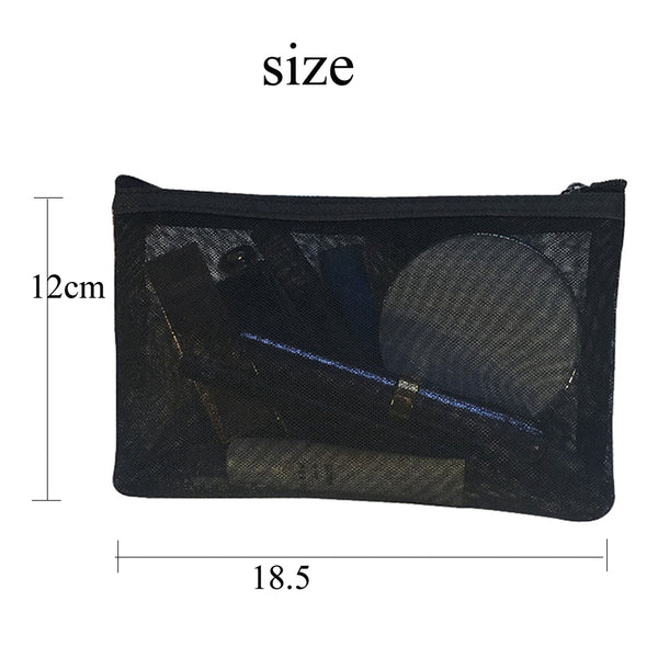 small mesh bags with zipper