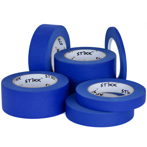 3 pack 1/4 .25 inch x 60yd (6mm x 55m) Thin STIKK White Painters Mask –  STIKK Tape