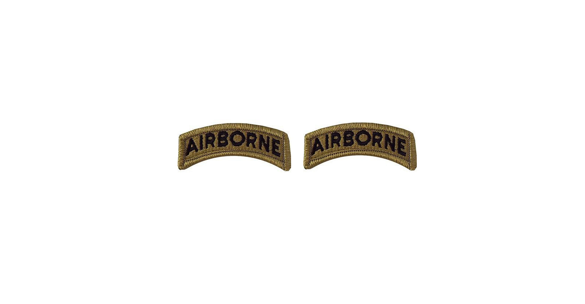 US Army Airborne OCP Tab with Hook Fastener (pair) – Sta-Brite Insignia ...