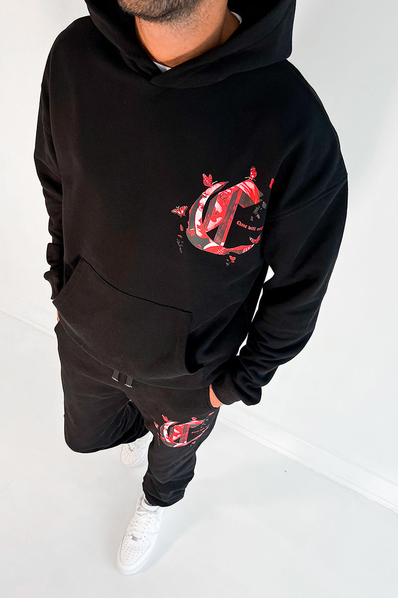 Chaos Will Reign Full Tracksuit - Black