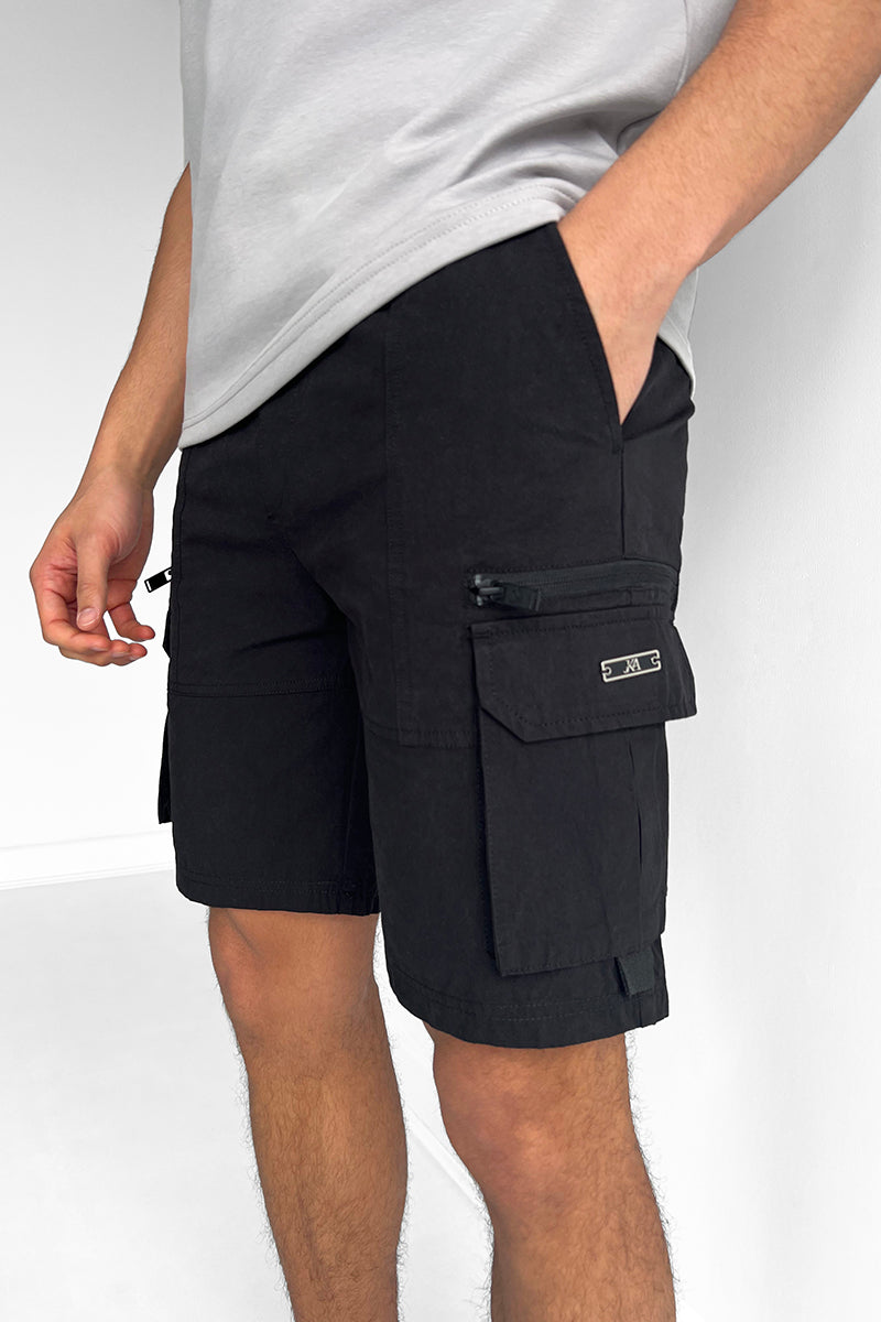 Cosmos Hardware Cargo Shorts - Black