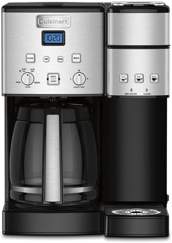 Dual Coffee Maker with Single Serve Option