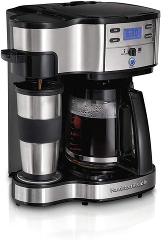 Cucinapro Double Coffee Brewer Station - Dual Coffee Maker Brews Two 12-Cup Pots