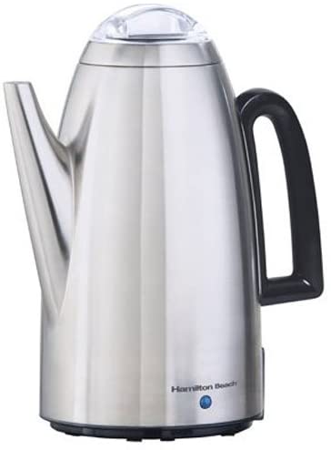 Moss & Stone Electric Coffee Percolator Stainless Steel Body