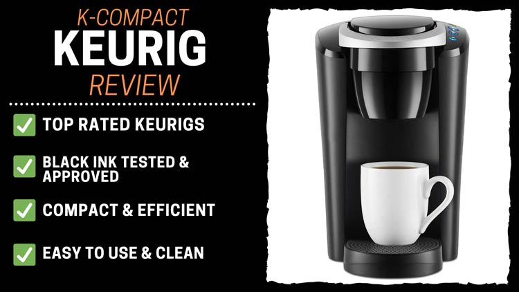 Keurig K- Compact Single Serve K-Cup Pod Coffee Maker, Black