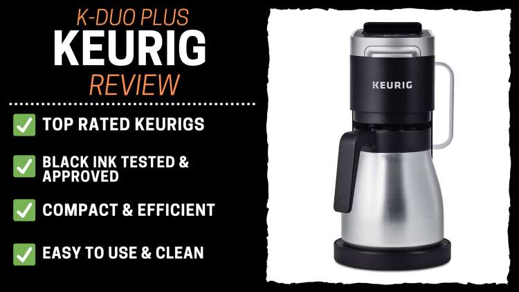 Keurig Coffee Maker, K-Duo, Black