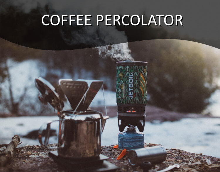Moss & Stone Electric Coffee Percolator , Camping Coffee Pot