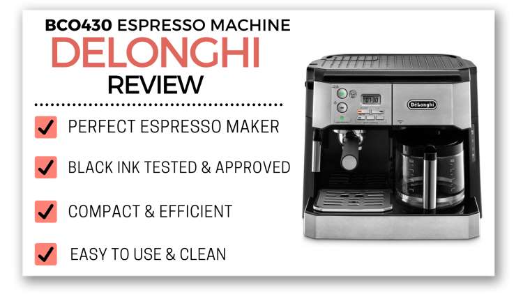 De'Longhi Combination Espresso/Coffee Machine - Stainless Steel BCO430