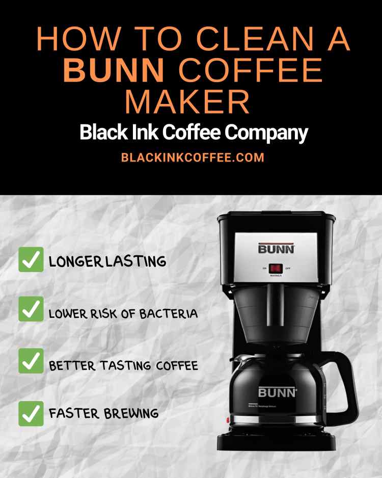 How To Clean A Bunn Coffee Maker: Our Step By Step Cleaning Guide – Black  Ink Coffee Company in 2023