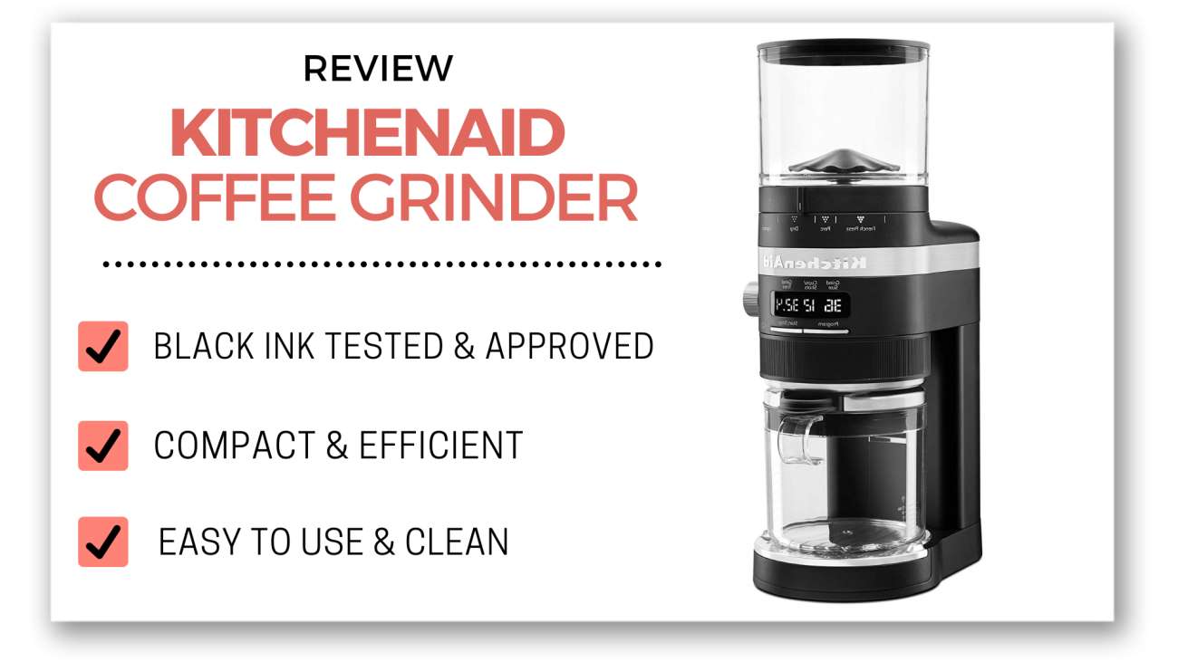 KitchenAid Burr Coffee Grinder KCG8433 Black Matte Kitchen Aid Espresso  French P