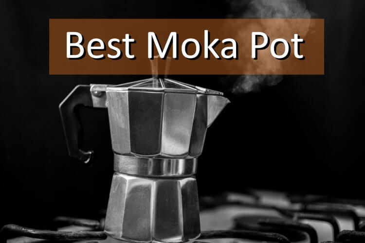 Leopold Vienna Moka Pot Stovetop Coffee Maker, Black, Stainless